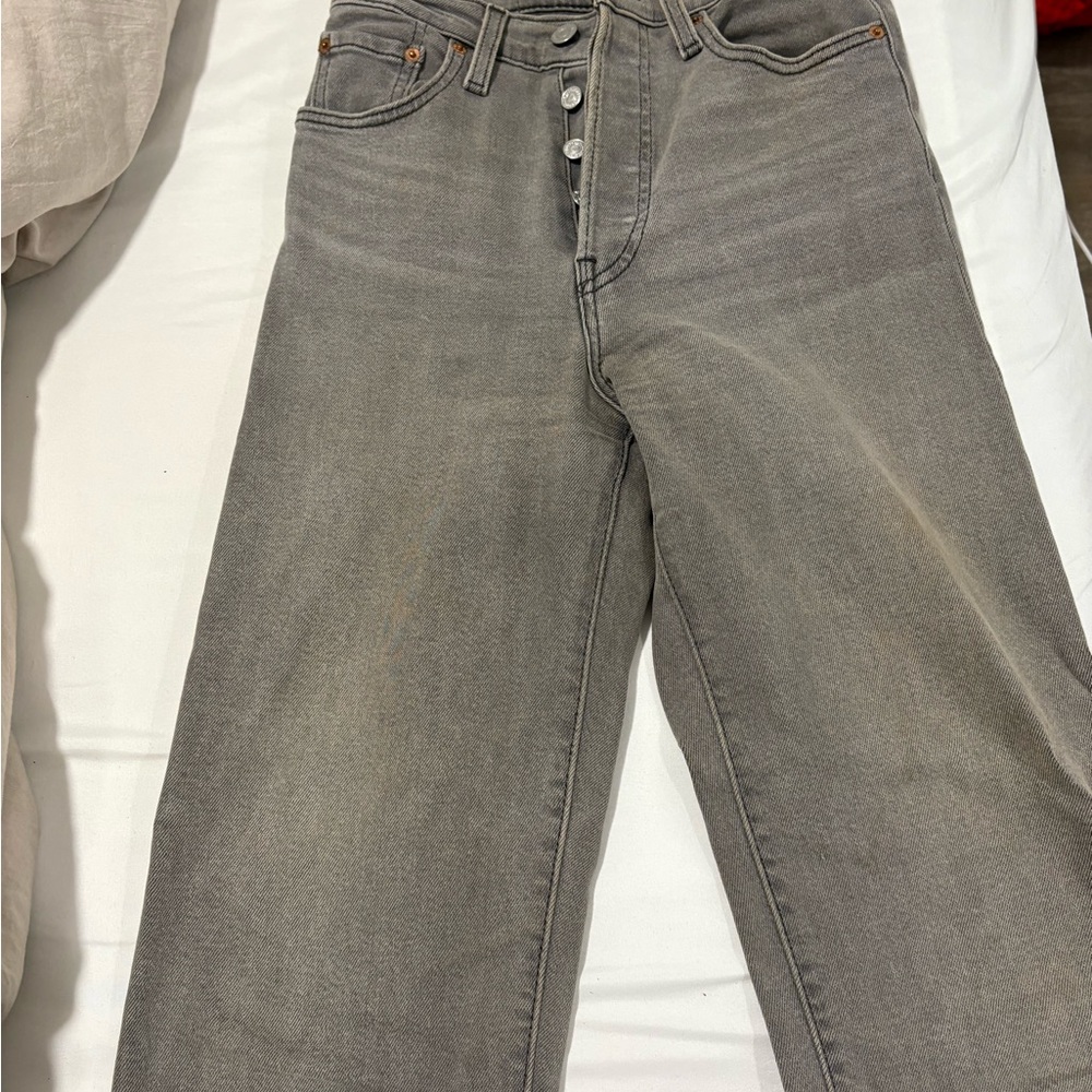 Levi's Gray Boyfriend Jeans